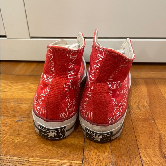 Red High Top JW ANDERSON X Converse Chuck Taylors - Picture 5 of 6
